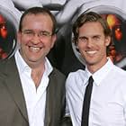 Carl Ellsworth and Christopher Landon at an event for Disturbia (2007)