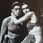 Maureen O'Sullivan and Johnny Weissmuller in Tarzan and His Mate (1934)