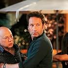 David Duchovny, Evan Handler, and Pamela Adlon in Californication (2007)