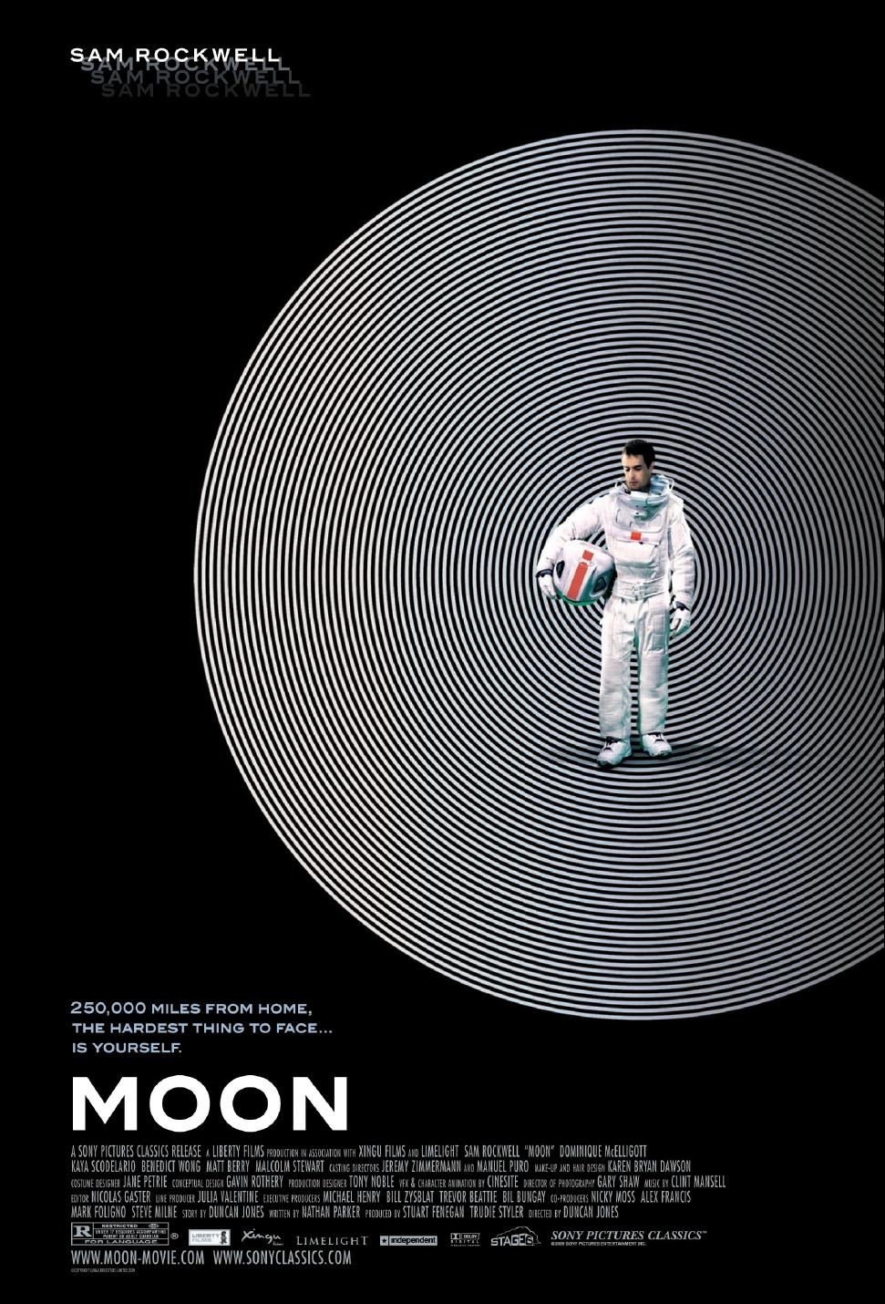 Sam Rockwell in Moon (2009)