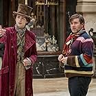 Paul King and Timothée Chalamet in Wonka (2023)