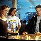 Ethan Hawke, Julie Delpy, and Richard Linklater in Before Sunrise (1995)