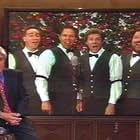 The Nickelodeon (Phil Gold, Mike Barger, Bill New, and Jim Raycroft) sings on The Tonight Show during Jay Leno's routine "Why I Love Summer," which aired June 26, 2000.