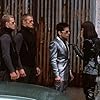 Milla Jovovich, Ben Stiller, and Taylor Gerard Hart in Zoolander (2001)