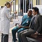 Zach Braff, Donald Faison, and Eliza Coupe in Scrubs (2001)