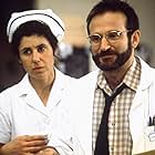 Robin Williams and Julie Kavner in Awakenings (1990)