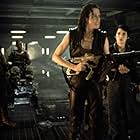 Winona Ryder, Sigourney Weaver, Ron Perlman, and Dominique Pinon in Alien Resurrection (1997)