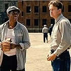 Morgan Freeman and Tim Robbins in The Shawshank Redemption (1994)