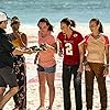 Amber Mariano, Jeff Probst, Danni Boatwright, Parvati Shallow, Natalie Anderson, Sarah Lacina, and Michele Fitzgerald in Survivor (2000)