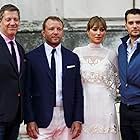 Guy Ritchie, Henry Cavill, Lionel Wigram, and Jacqui Ainsley