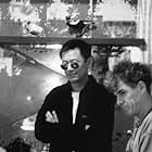 Wong Kar-Wai on the set with co-cinematographer Christopher Doyle