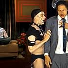 SETH ROGEN, GUY PERRY and ERIC ANDRÉ in "The Eric André Show" on Adult Swim.