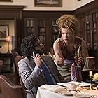 Alex Kingston and Jason Mantzoukas in Gilmore Girls: A Year in the Life (2016)