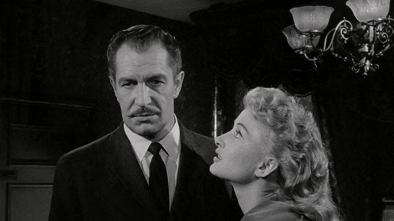 Vincent Price and Carol Ohmart in House on Haunted Hill (1959)