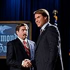 Will Ferrell and Zach Galifianakis in The Campaign (2012)