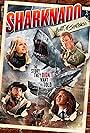 Julie McCullough, Rachel True, Zack Ward, and Jared Cohn in Sharknado: Heart of Sharkness (2015)