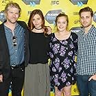 Todd Lowe, Aly Michalka, Sophi Bairley, and Dustin Milligan at an event for Sequoia (2014)