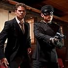 Seth Rogen and Jay Chou in The Green Hornet (2011)