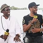 Wesley Snipes and RZA at an event for Cut Throat City (2020)