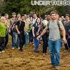 Eddie Cahill, Mike Vogel, Aisha Hinds, Max Ehrich, Mackenzie Lintz, and John Elvis in Under the Dome (2013)