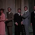 Christopher Lee, Paul Eddington, Leon Greene, Rosalyn Landor, Sarah Lawson, and Patrick Mower in The Devil Rides Out (1968)