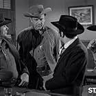 James Arness, Val Dufour, and Tom Reese in Gunsmoke (1955)