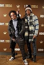 Boots Riley and LaKeith Stanfield at an event for 2 Dope Queens (2018)