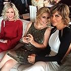Gennefer Gross, Donna Mills and Lisa Rinna at the 74th Annual Golden Globe Awards Netflix Viewing Party
