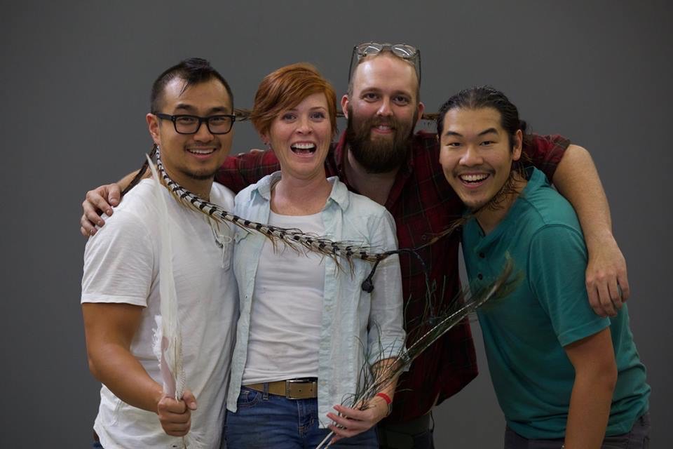 Still of Jon Lung, Tamara Robertson, Brian Louden and Allen Pan in Mythbusters - Backseat Getaway Driver