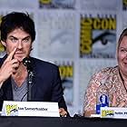 Julie Plec and Ian Somerhalder