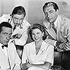 Ingrid Bergman, Humphrey Bogart, Claude Rains, and Paul Henreid in Casablanca (1942)