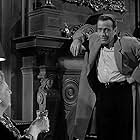 Humphrey Bogart and Ethel Barrymore in Deadline - U.S.A. (1952)