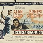 Alan Ladd and Ernest Borgnine in The Badlanders (1958)