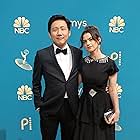 Hiro Murai and Emma Barrie at an event for The 74th Primetime Emmy Awards (2022)