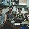 Song Kang-ho, Jang Hye-jin, Choi Woo-sik, and Park So-dam in Gisaengchung (2019)