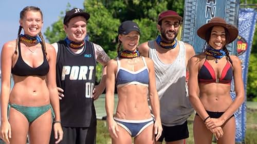 Matt Tarrant, Nick Iadanza, Brooke Jowett, Felicity Egginton, and Kylie Evans in Australian Survivor (2016)
