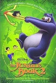 John Goodman, Haley Joel Osment, Mae Whitman, and Connor Funk in The Jungle Book 2 (2003)