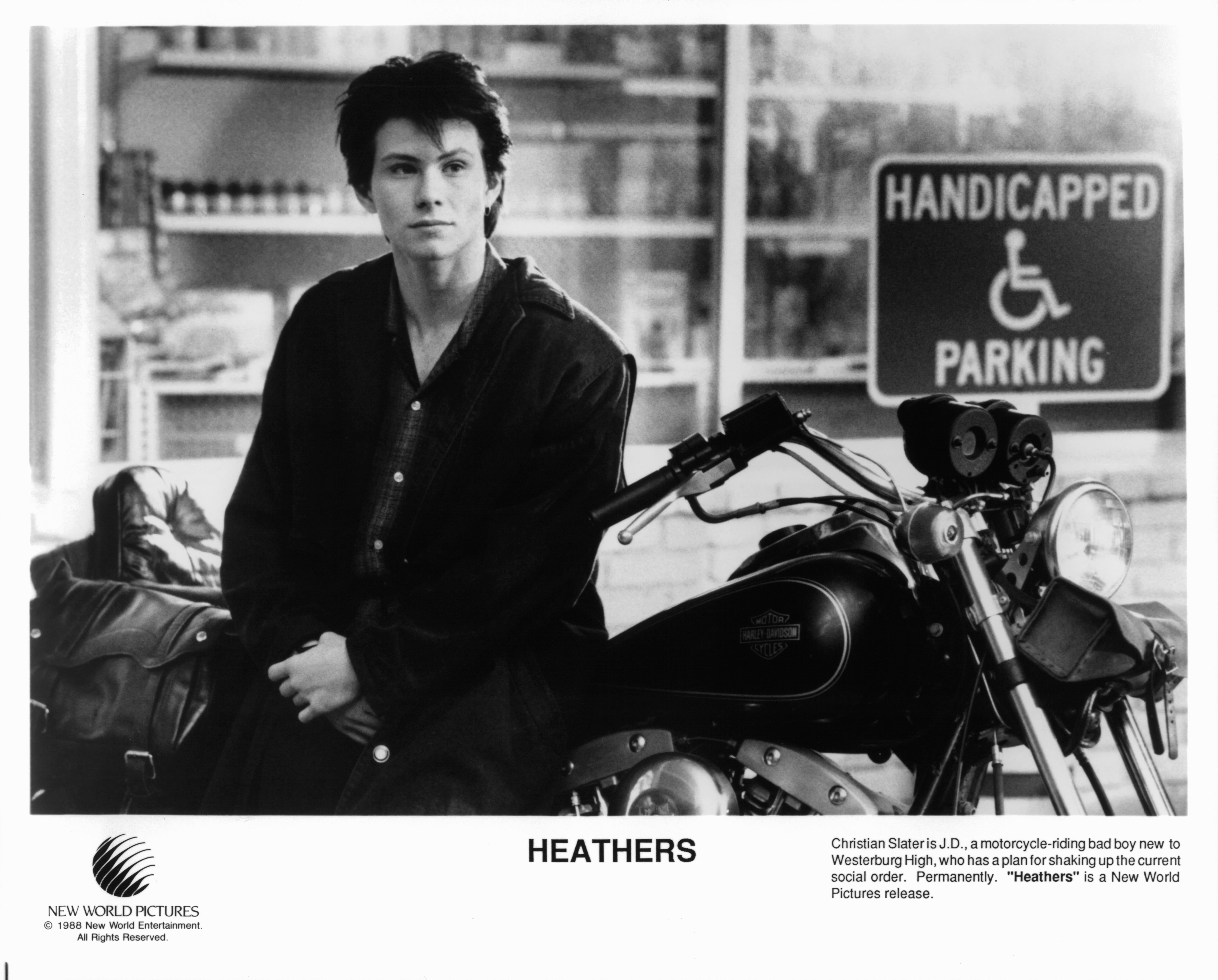 Christian Slater in Heathers (1988)