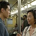 Teo Yoo and Greta Lee in Past Lives (2023)