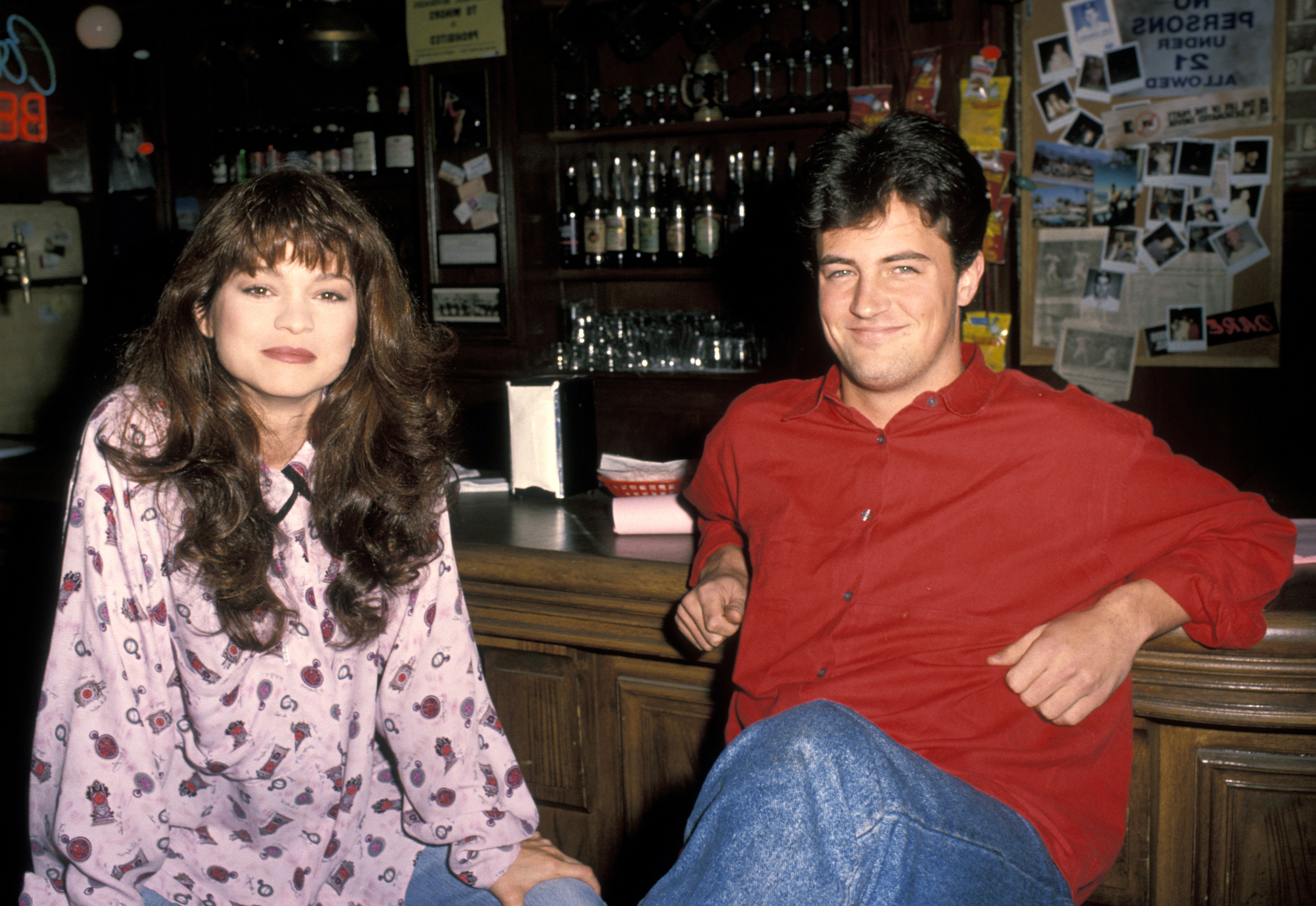 Valerie Bertinelli and Matthew Perry