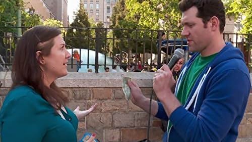 Billy Eichner quizzes people on the face right on the street for amazing gifts and money.