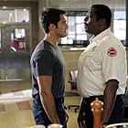 Eamonn Walker, Steven R. McQueen, and Monica Raymund in Chicago Fire (2012)