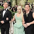 Jude Law, Andrew Scott, and Donatella Versace