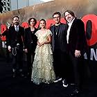 Jeremy Davies, Scott Derrickson, C. Robert Cargill, Madeleine McGraw, and Mason Thames at an event for The Black Phone (2021)