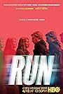 Merritt Wever and Domhnall Gleeson in Run (2020)