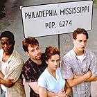 Jennifer Grey, Josh Charles, Tom Hulce, and Blair Underwood in Murder in Mississippi (1990)