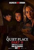 Emily Blunt, Noah Jupe, and Millicent Simmonds in A Quiet Place Part II (2020)