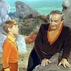 Jonathan Harris and Bill Mumy in Lost in Space (1965)