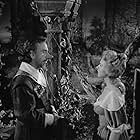 José Ferrer and Mala Powers in Cyrano de Bergerac (1950)