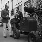 Steve McQueen and John Sturges on the Goldwyn Studio lot in Hollywood, CA